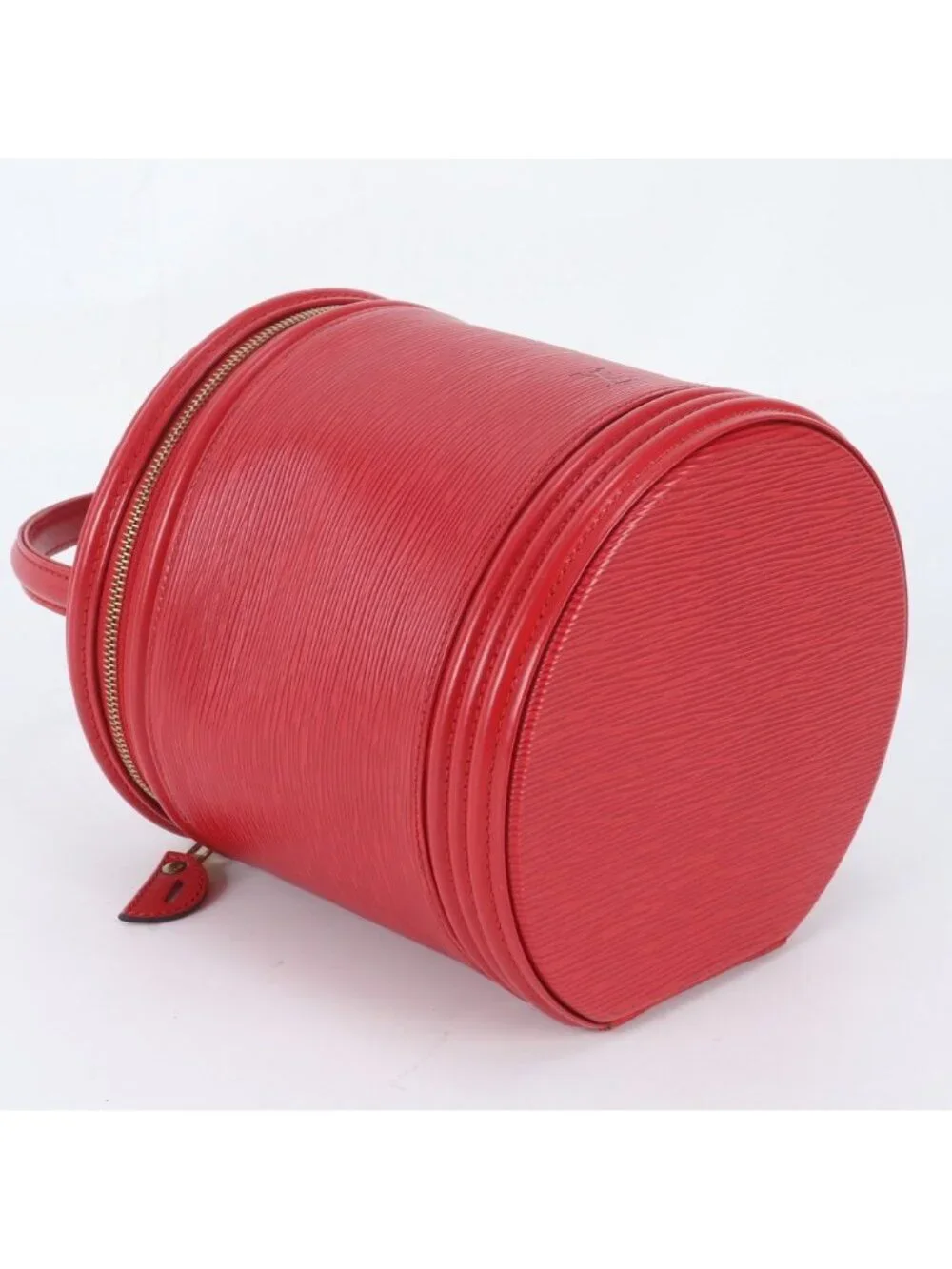 Louis Vuitton Epi Cannes Castilian Red Leather Handbag Vanity